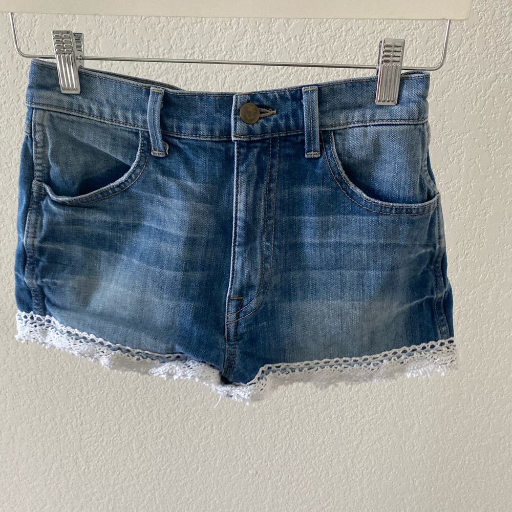 Wildfox high waisted  jean shorts